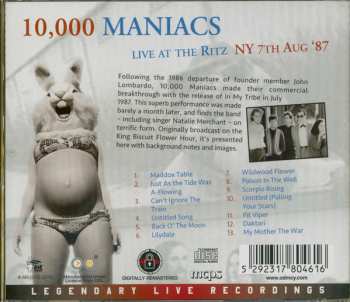 CD 10,000 Maniacs: Live At The Ritz NY 7th Aug '87