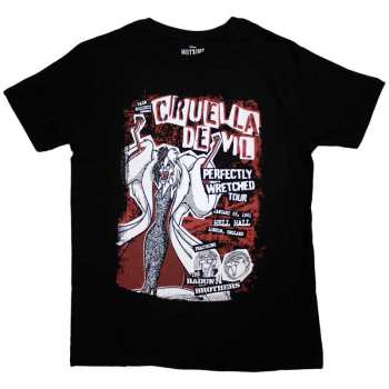 Merch 101 Dalmatians: 101 Dalmatians Unisex T-shirt: Cruella Tour (medium) M