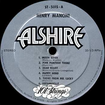 LP 101 Strings: The Sounds Of Henry Mancini