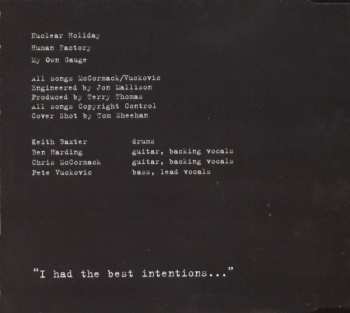 CD 3 Colours Red: Nuclear Holiday