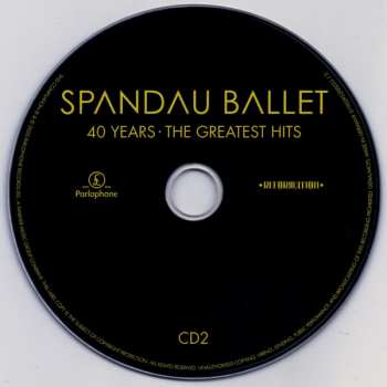 3CD Spandau Ballet: 40 Years: The Greatest Hits