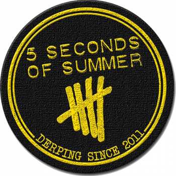 Merch 5 Seconds Of Summer: Nášivka Derping Stamp
