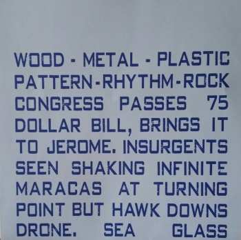 LP 75 Dollar Bill: Wood/Metal/Plastic Pattern/Rhythm/Rock