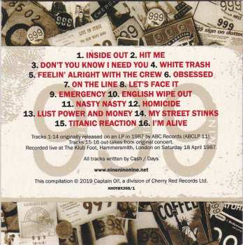 4CD/Box Set 999: The Albums 1987-2007