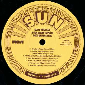 LP Elvis Presley: A Boy From Tupelo: The Sun Masters