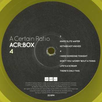 7LP/Box Set A Certain Ratio: ACR:BOX LTD | CLR