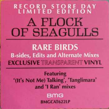 LP A Flock Of Seagulls: Rare Birds (B-Sides, Edits & Alternate Mixes) CLR | LTD