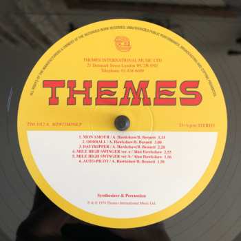 LP Alan Hawkshaw: Synthesizer And Percussion LTD