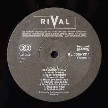 LP ...A Hosté: Slavnosti Ticha