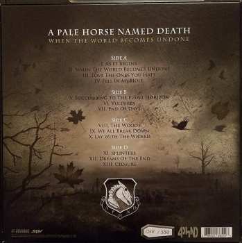2LP/CD/Box Set A Pale Horse Named Death: When The World Becomes Undone LTD | NUM | DIGI | CLR