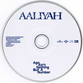 CD Aaliyah: Age Ain't Nothing But A Number