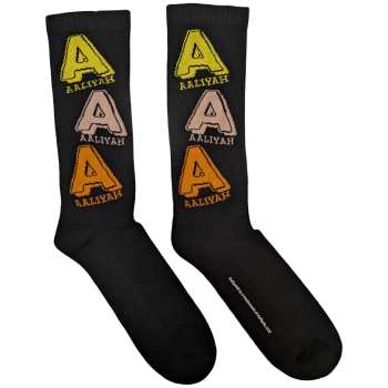 Merch Aaliyah: Členkové ponožky Tricolour Logo Aaliyah