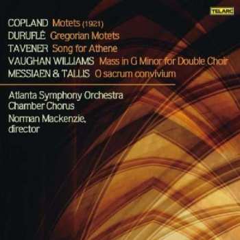 CD Ralph Vaughan Williams: Motets (1921) / Gregorian Motets / Song For Athene / Mass In G Minor For Double Choir / O Sacrum Convivium