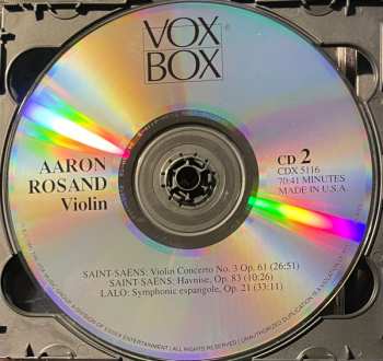 2CD Pyotr Ilyich Tchaikovsky: Aaron Rosand Plays 
