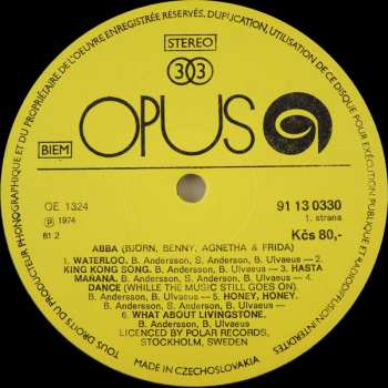 LP ABBA: ABBA (Björn, Benny, Agnetha & Frida)