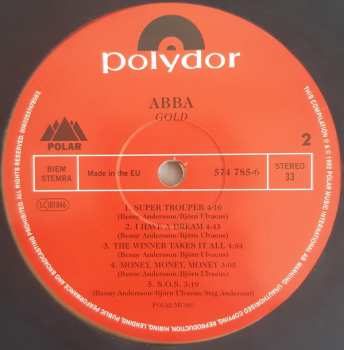 2LP ABBA: Gold Greatest Hits LTD | CLR