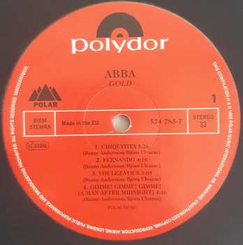 2LP ABBA: Gold Greatest Hits LTD | CLR