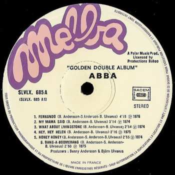 2LP ABBA: Golden Double Album