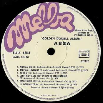 2LP ABBA: Golden Double Album
