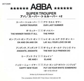 CD ABBA: Super Trouper = スーパー • トゥルーパー