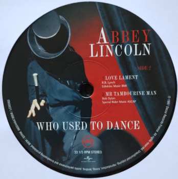2LP Abbey Lincoln: Who Used To Dance LTD | CLR