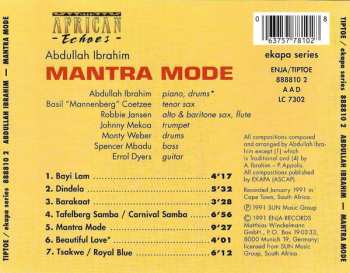 CD Abdullah Ibrahim: Mantra Mode