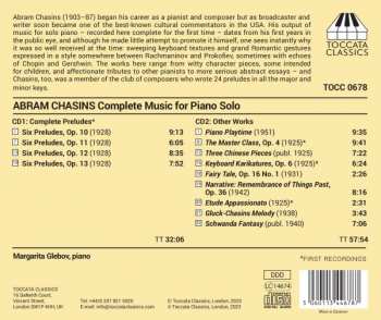 2CD Abram Chasins: Complete Music For Solo Piano