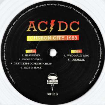 2LP AC/DC: Johnson City 1988 LTD | CLR