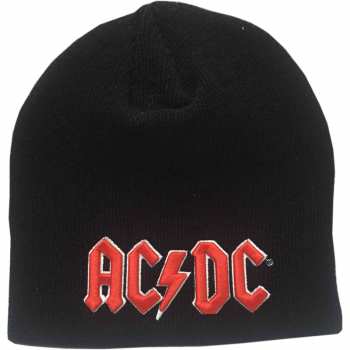 Merch AC/DC: Čapica Red 3d Logo Ac/dc