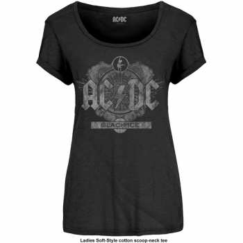 Merch AC/DC: Dámské Tričko Black Ice  S