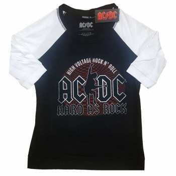 Merch AC/DC: Dámske Tričko Hard As Rock 