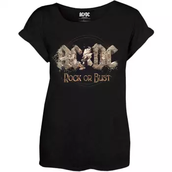 Dámske Tričko Rock Or Bust 