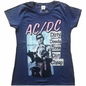 Merch AC/DC: Dámské Tričko Vintage Ddddc  XS
