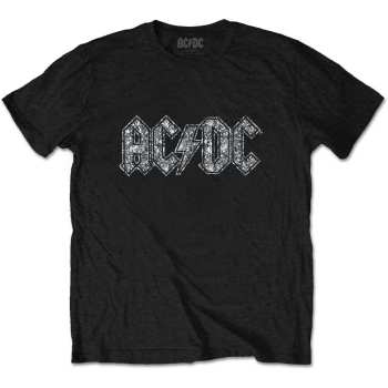 Merch AC/DC: Ac/dc Kids Embellished T-shirt: Logo (diamante) (7-8 Years) 7-8 let