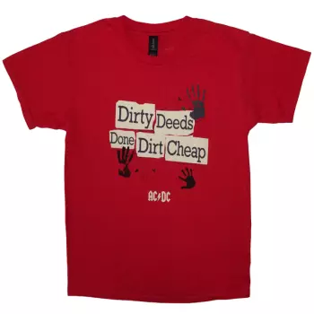 Detské tričko Dirty Deeds Done Dirt Cheap