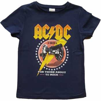 Merch AC/DC: Detské tričko For Those About To Rock '81 