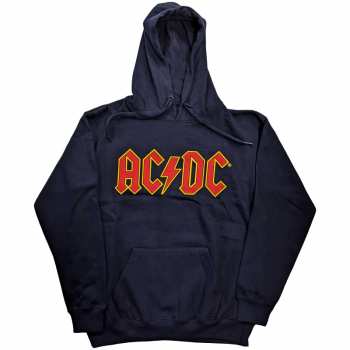 Merch AC/DC: Ac/dc Unisex Pullover Hoodie: Logo (small) S