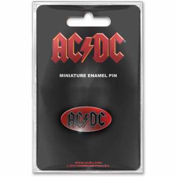Merch AC/DC: Mini Odznak Oval Logo Ac/dc