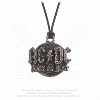 Merch AC/DC: Náhrdelník Rock Or Bust