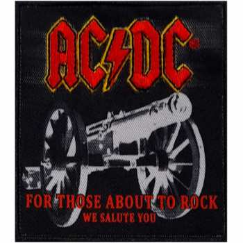 Merch AC/DC: Nášivka Canon Woven Logo Ac/dc