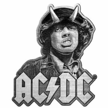 Merch AC/DC: Odznak Angus Oceľ