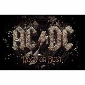 Merch AC/DC: Textilný plagát Rock Or Bust