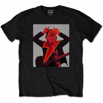Merch AC/DC: Tričko Angus Finger Horns 