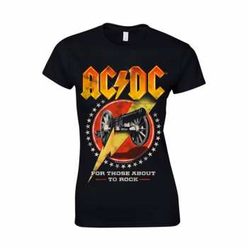 Merch AC/DC: Tričko Dámske For Those About To Rock New