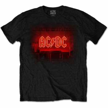 Merch AC/DC: Tričko Dark Stage/track List  S