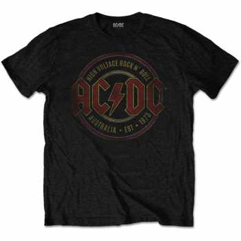 Merch AC/DC: Tričko Est. 1973  S