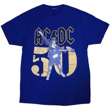 Merch AC/DC: Ac/dc Unisex T-shirt: Gold Fifty (small) S