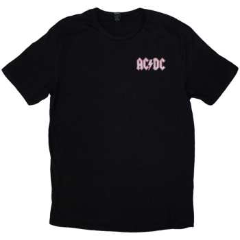  AC/DC: Ac/dc Unisex T-shirt: Mini Logo / Dirty Deeds (back Print) (medium) M