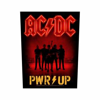 Merch AC/DC: Zádová Nášivka Pwr-up