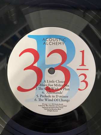 LP Acoustic Alchemy: 33 1/3